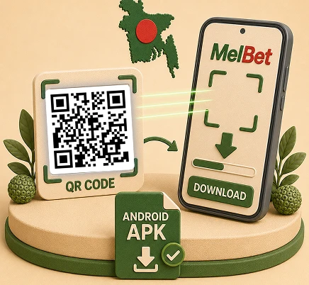 Download MelBet APK Using a QR Code