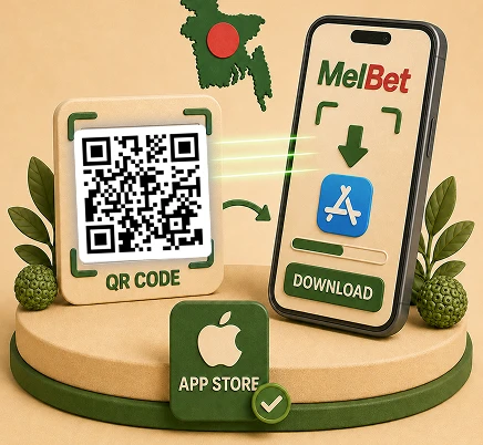 Download MelBet iOS App Using QR Code