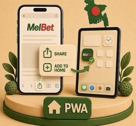 MelBet PWA for iPhone (Add to Home Screen)